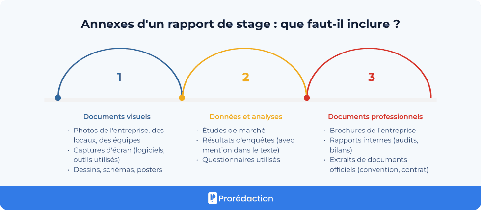 Annexes d'un rapport de stage : que faut-il inclure ?
