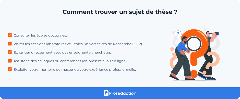 Comment trouver un sujet de thèse ?