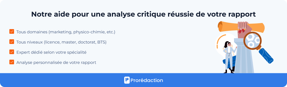 Notre aide pour une analyse critique réussie de votre rapport