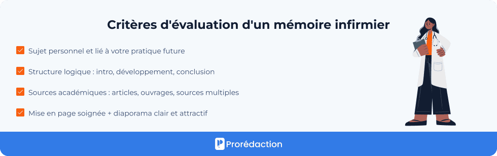 Critères d'évaluation d'un mémoire infirmier
