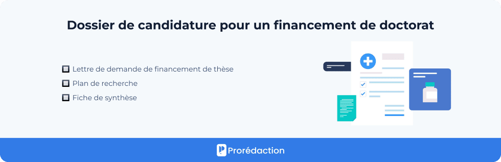 Dossier de candidature pour un financement de doctorat