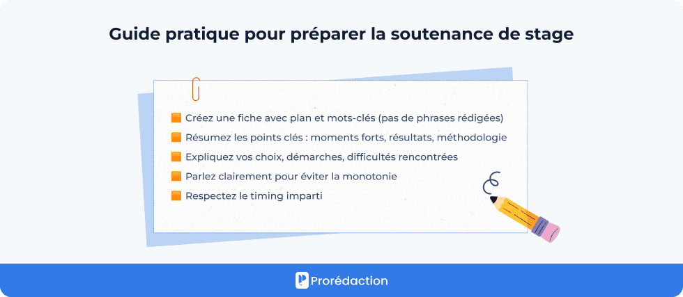 Guide pratique pour préparer la soutenance de stage