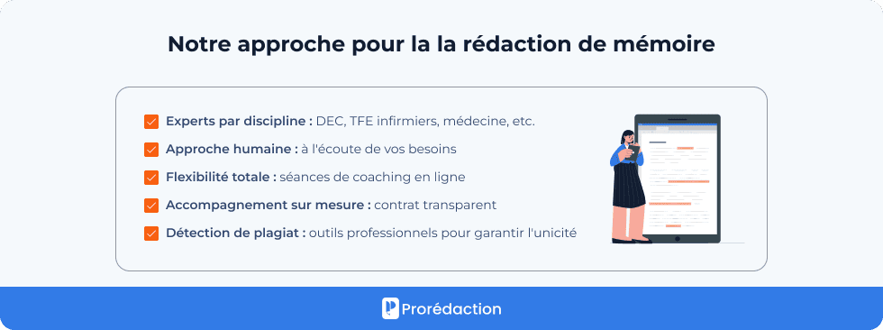 Notre approche pour la la rédaction de mémoire