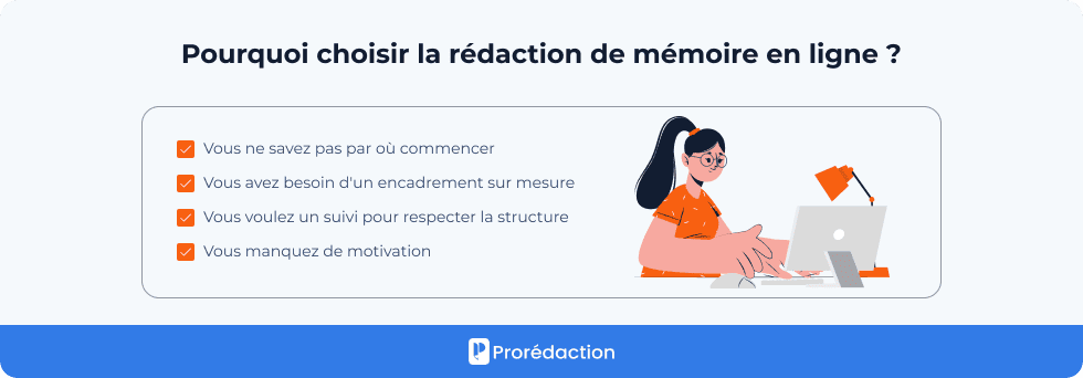 Pourquoi choisir la rédaction de mémoire en ligne ?