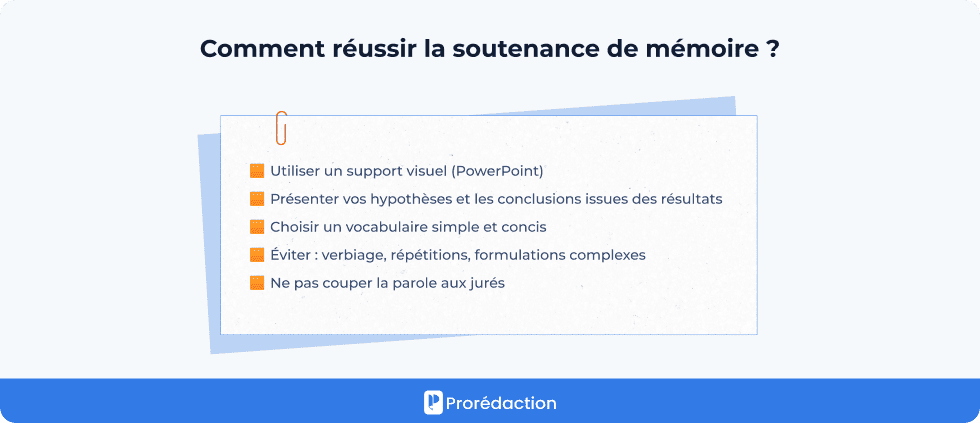 Comment réussir la soutenance de mémoire ?
