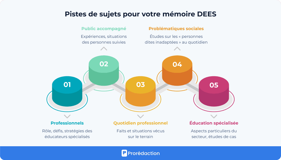 Pistes de sujets pour votre mémoire DEES
