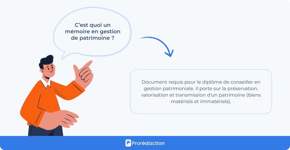 C’est quoi un mémoire en gestion de patrimoine ?