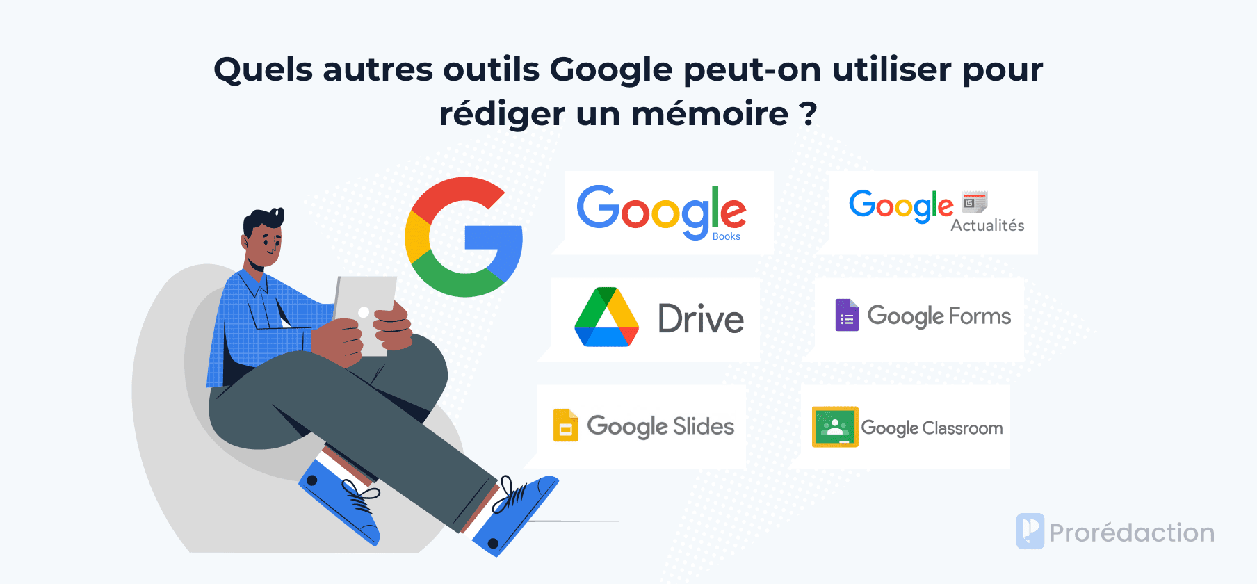 Quels autres outils Google peut-on utiliser pour rédiger un mémoire ?