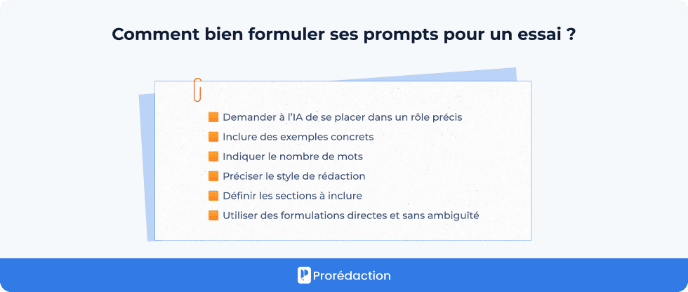 Comment bien formuler ses prompts pour un essai ?