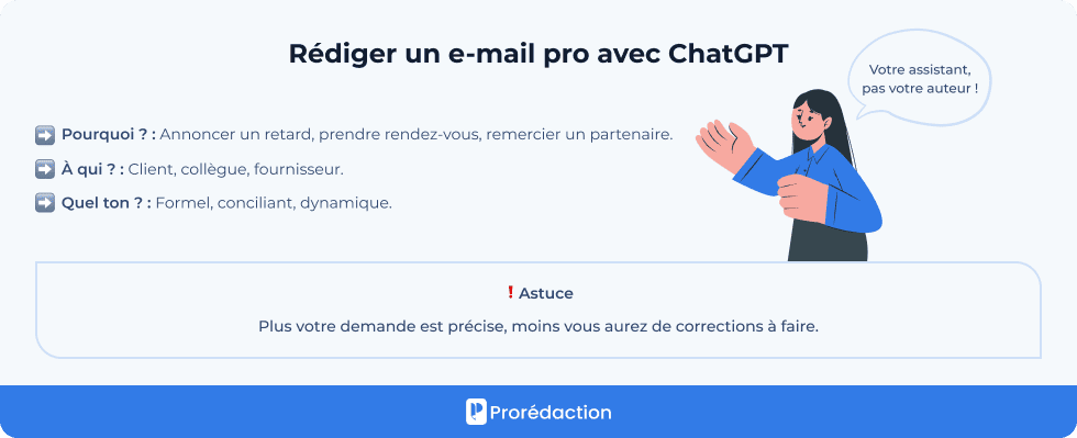Rédiger un е-mail pro avec ChatGPT