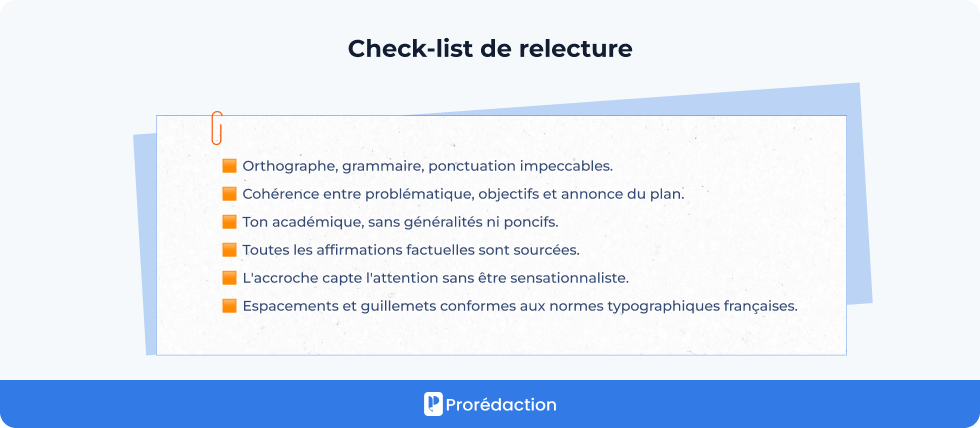 Check-list de relecture