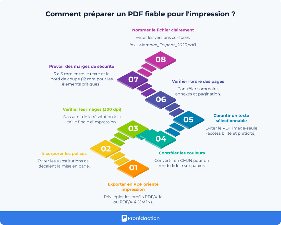 Comment préparer un PDF fiable pour l'impression ?