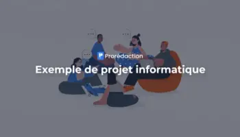 Exemple de projet informatique : modèle complet, cas concrets et méthodologie