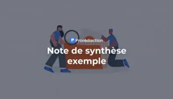 Note de synthèse exemple : méthode complète, structure et modèle commenté